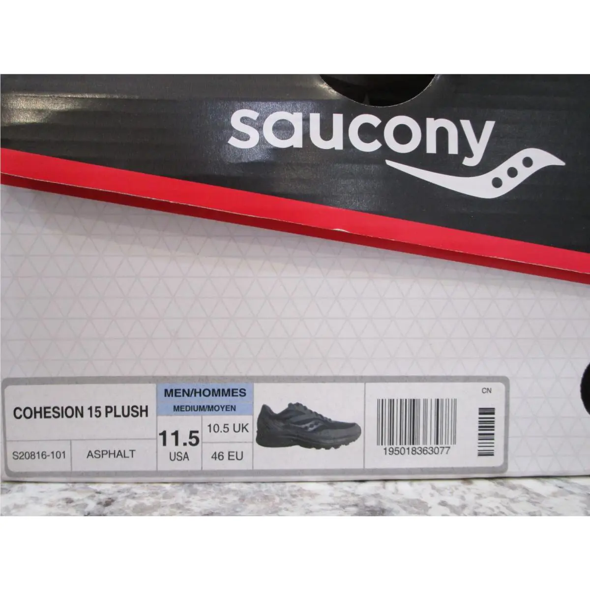 Saucony shoes - Saucony Cohesion 15 - Cohesion - S20816-101 - Asphalt 4