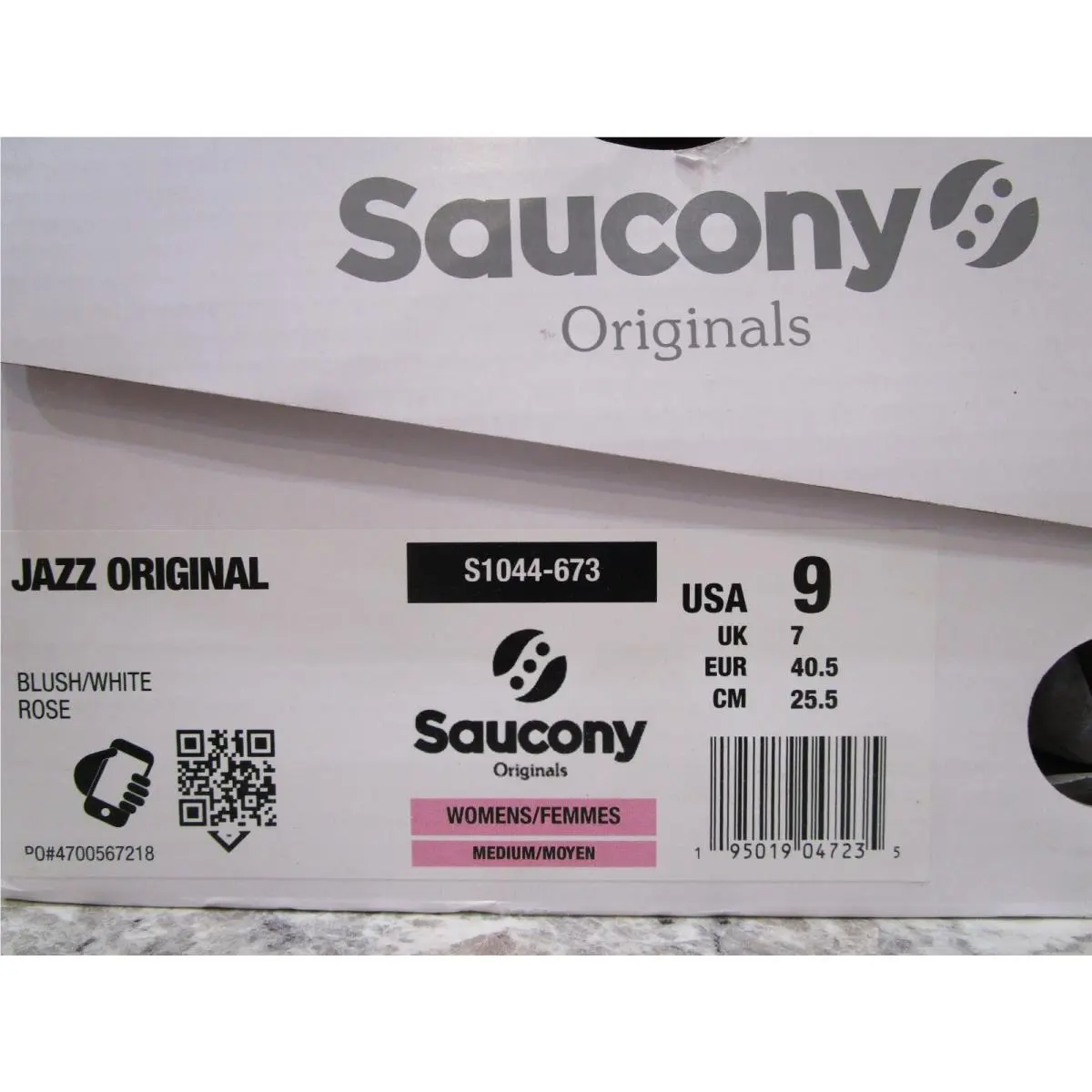 Saucony shoes - Saucony Jazz - Jazz - S1044-673 - Blush/White 4