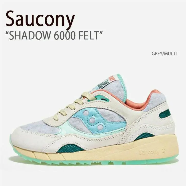 Saucony shoes - Saucony Shadow 6000 - Shadow - Felt Grey/Multi - U50 - S70717-1 3