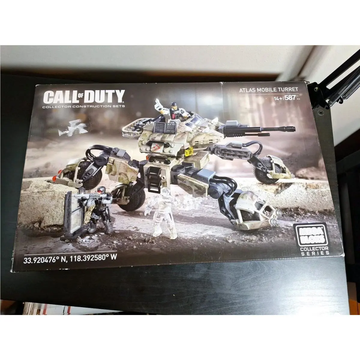 2015 Call of Duty Mega Bloks Atlas Mobile Turret Collector`s Set