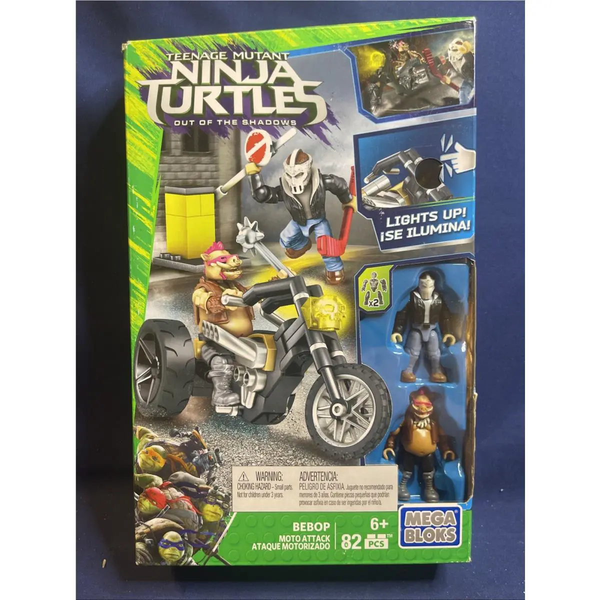 Mega Bloks -teenage Mutant Ninja Turtles: Out of The Shadows - Bebop Moto Attac