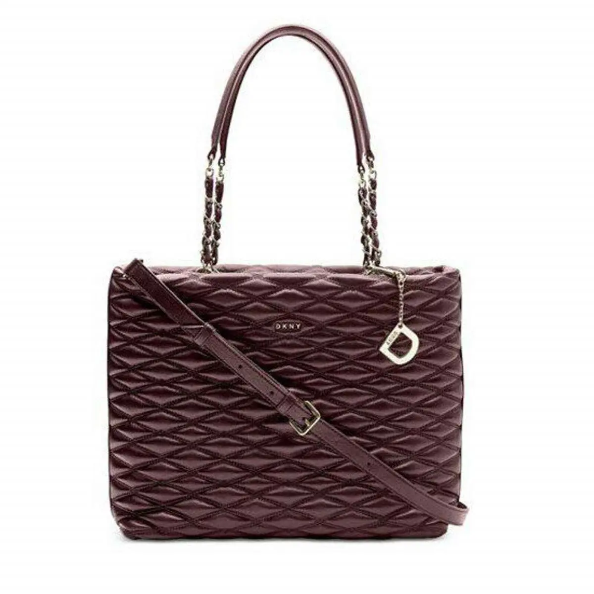 Dkny Donna Karan Women`s Quilted Tote Bag Handbag Msrp: