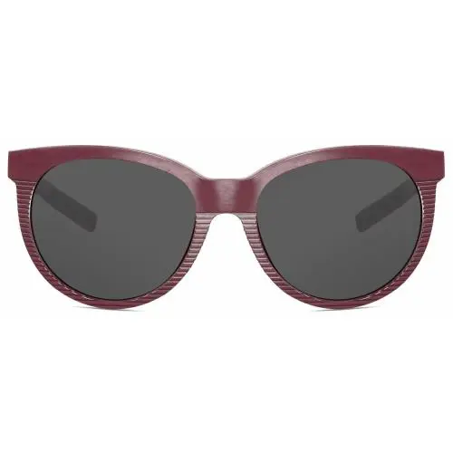 Costa Del Mar Victoria Cat Eye Designer Sunglasses Plum Purple Silver/grey 55 mm - Frame: Multicolor, Lens: Multicolor