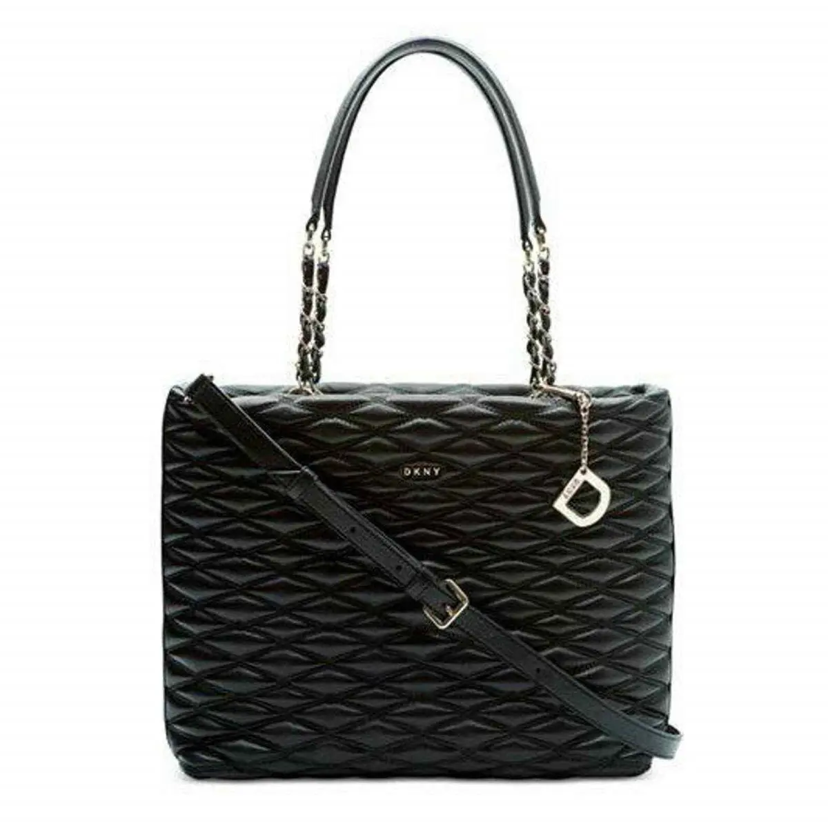 Dkny Donna Karan Women`s Quilted Tote Handbag Msrp: