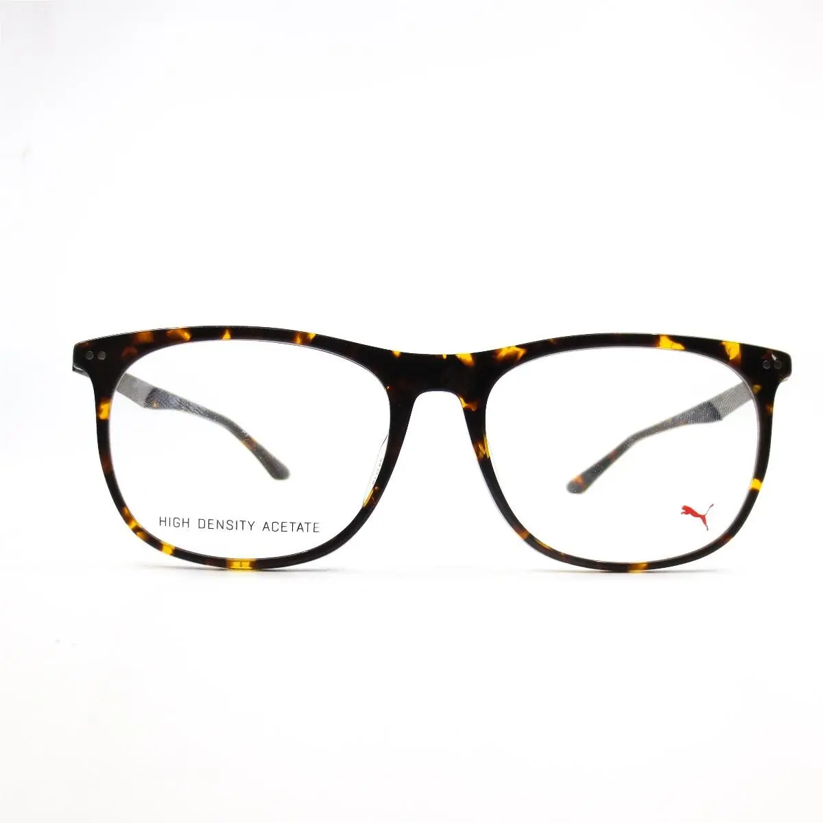 Puma Eyeglasses PU00950 002 Brown Tortoise Square Full Rim Frames 54 18 140 mm