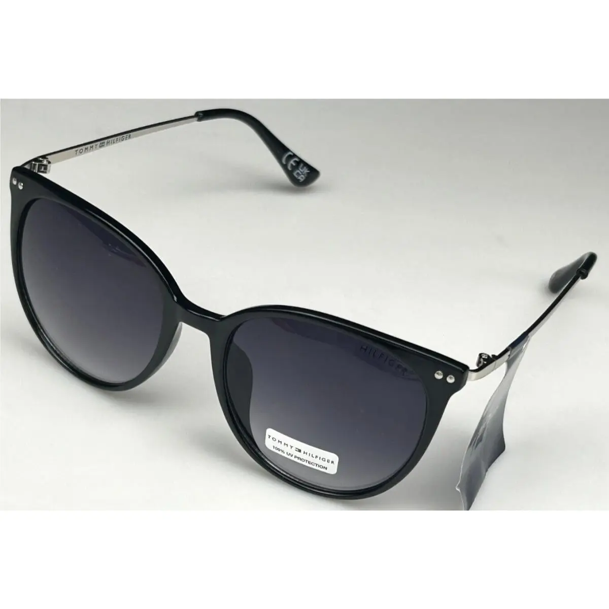 Bellatrix WP Women`s Black Frame Gray Lens Sunglasses by Tommy Hilfiger