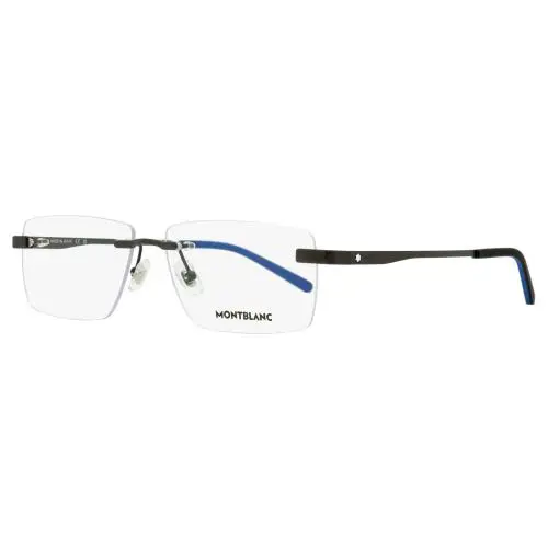 Montblanc Rimless Eyeglasses MB0105O 001 Matte Black 57mm