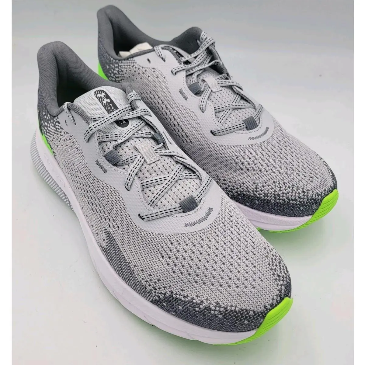 Under Armour Hovr Turbulence 2 Mens 12 Gray / Neon Green 3026520-011