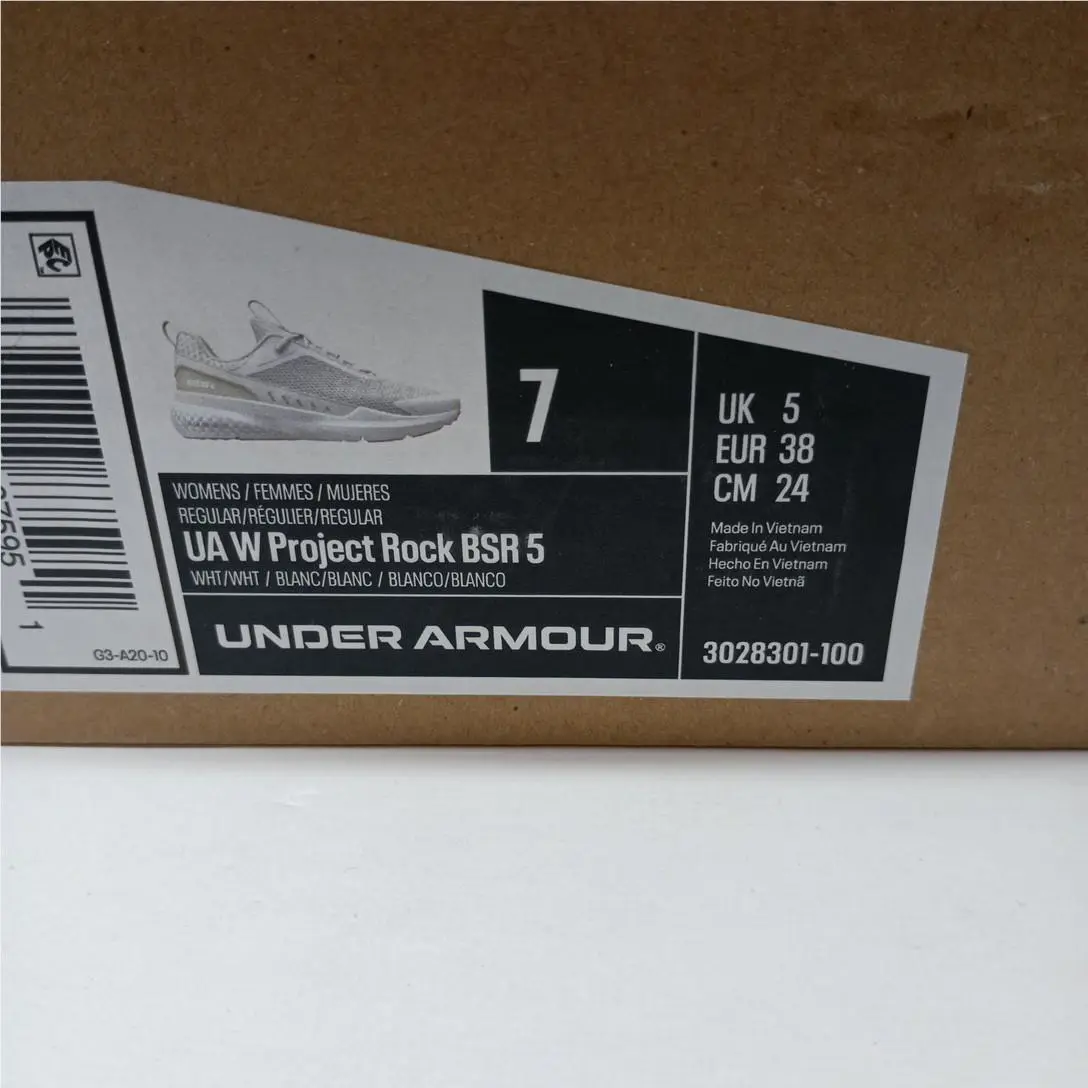 Under Armour shoes - Under Armour Project Rock BSR 5 - 3028301-100 - White 7