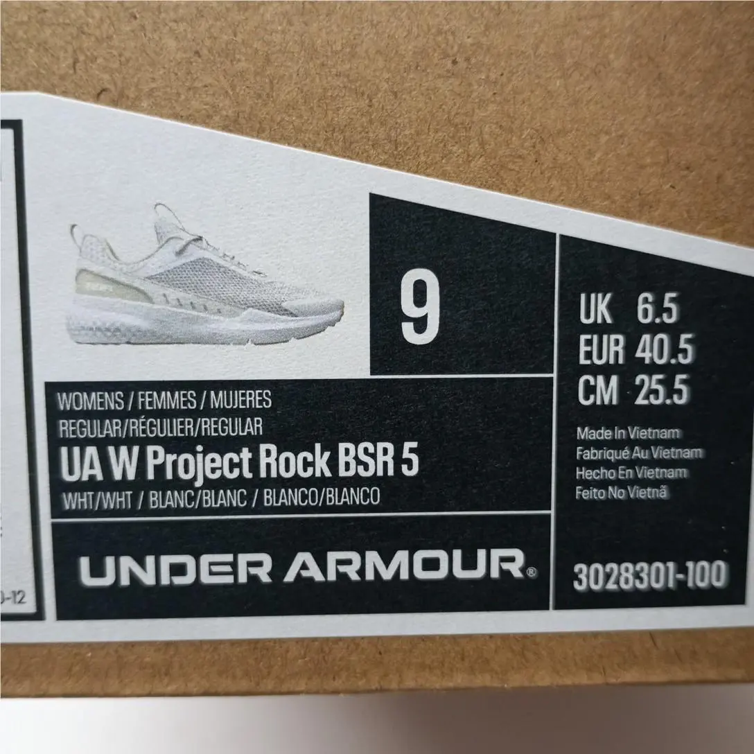 Under Armour shoes - Under Armour Project Rock BSR 5 - 3028301-100 - White 6