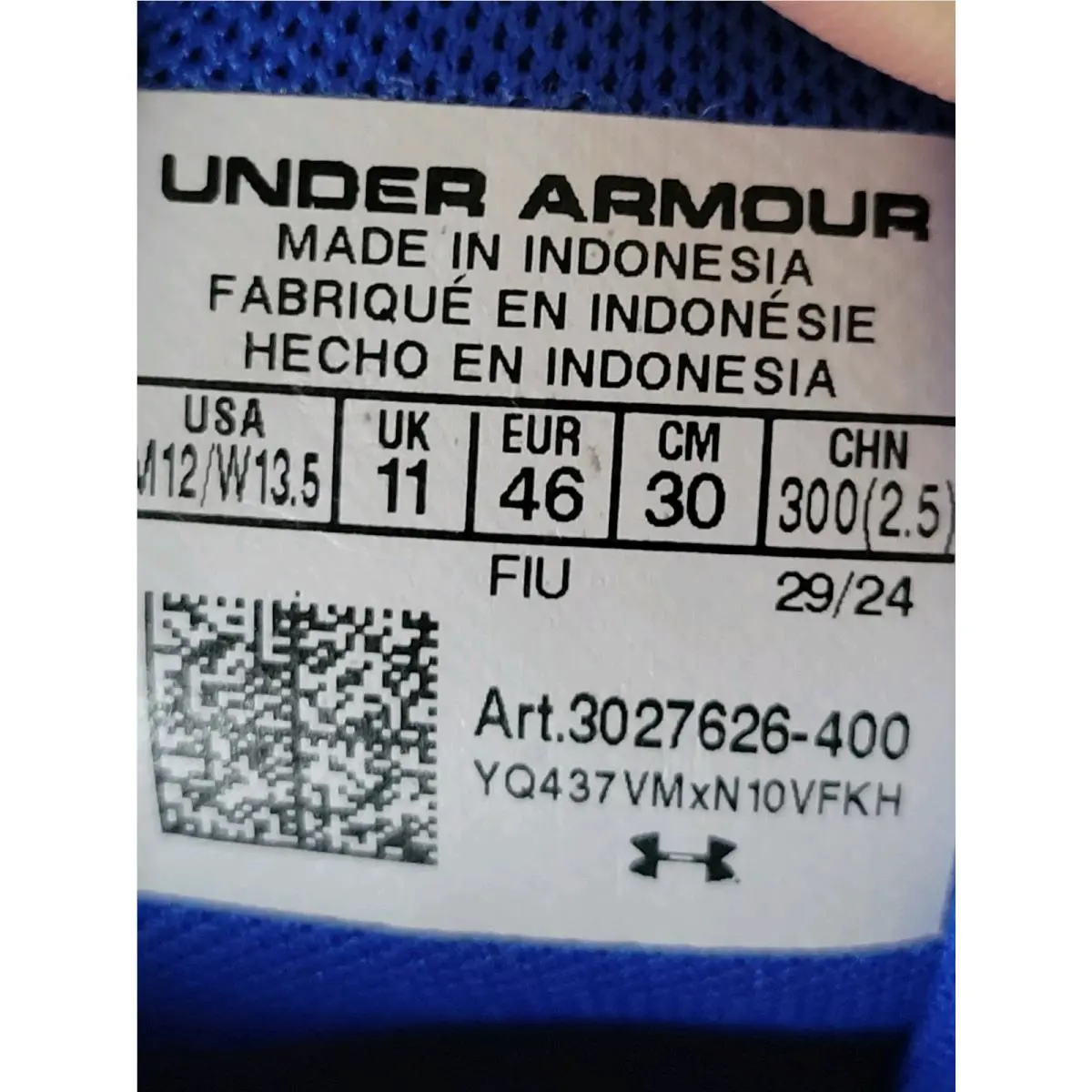Under Armour shoes - Curry 3Z 24 - Curry - Blue 4