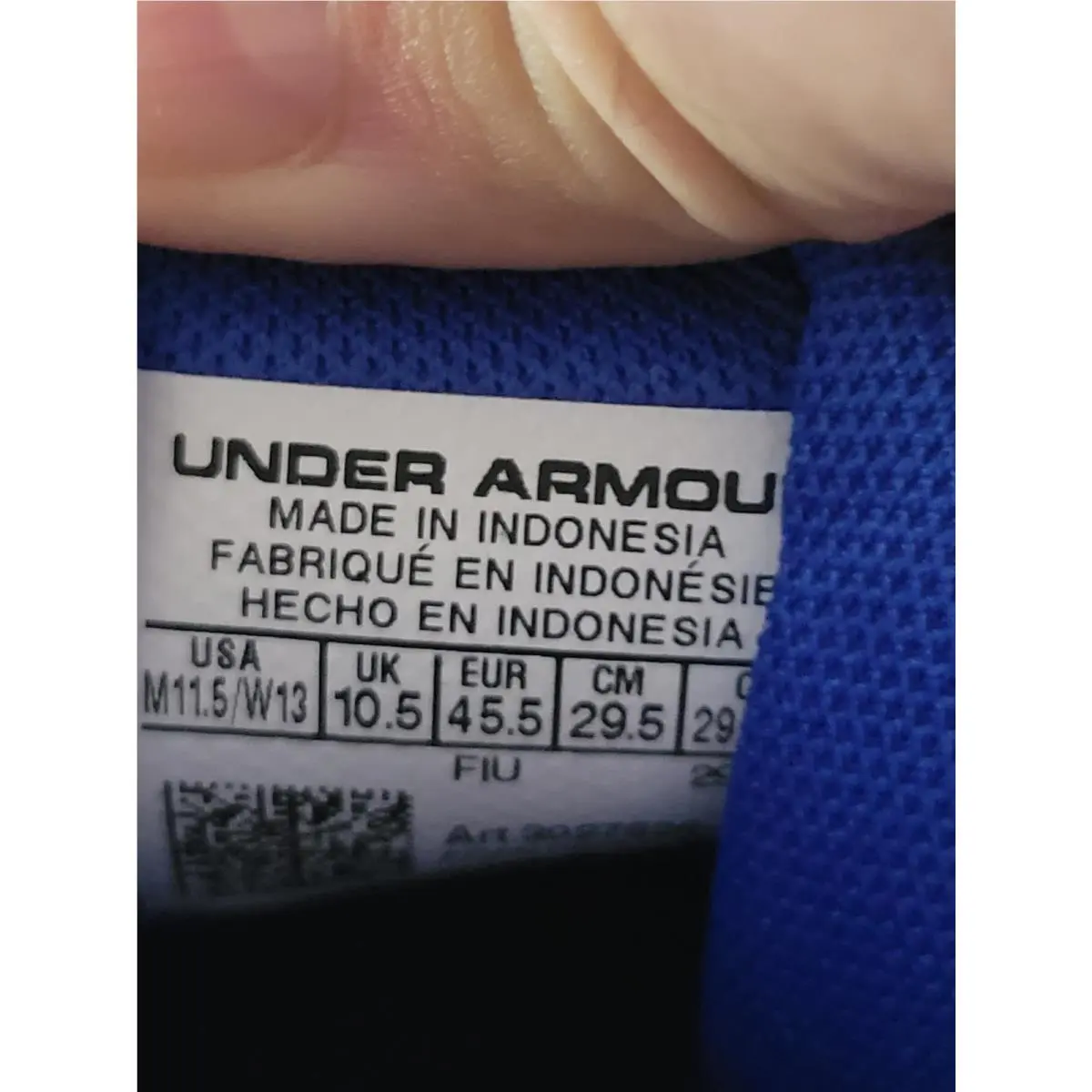 Under Armour shoes - Curry 3Z 24 - Curry - Blue 4