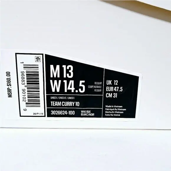 Under Armour shoes - White (UPC: 196883901029) 4