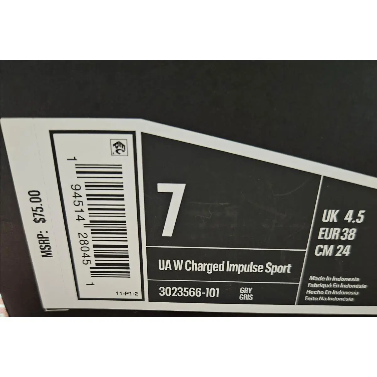 Under Armour shoes - Under Armour Charged Impulse - Charged Impulse - Gray, Main: Gray 2
