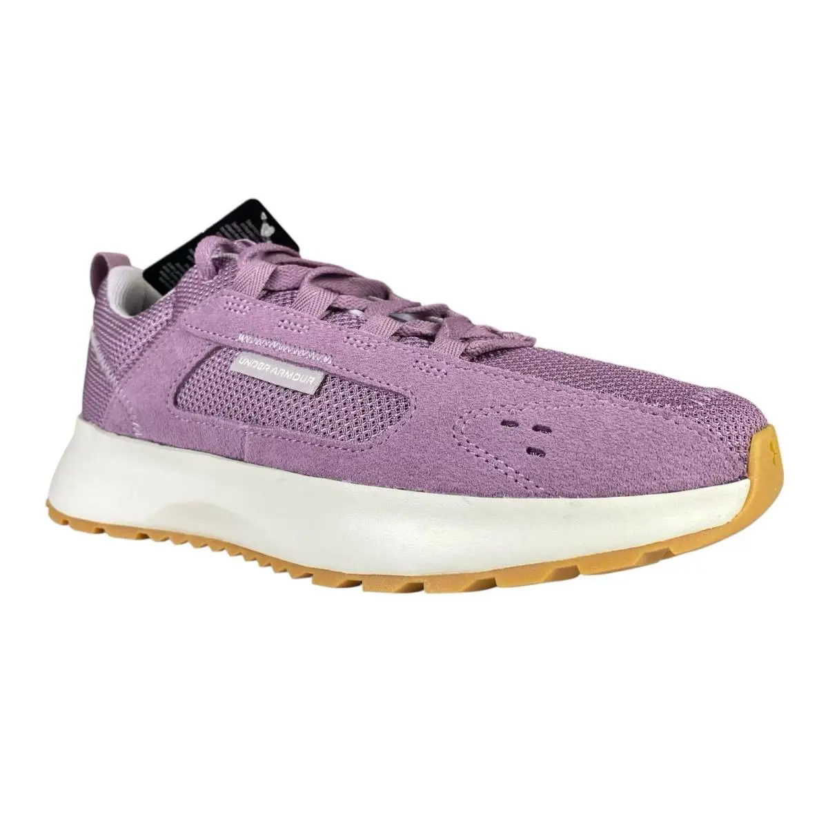 Under Armour Street Mirage Sneaker Purple Mesh Suede Lightweight Women s Size 8 - Purple