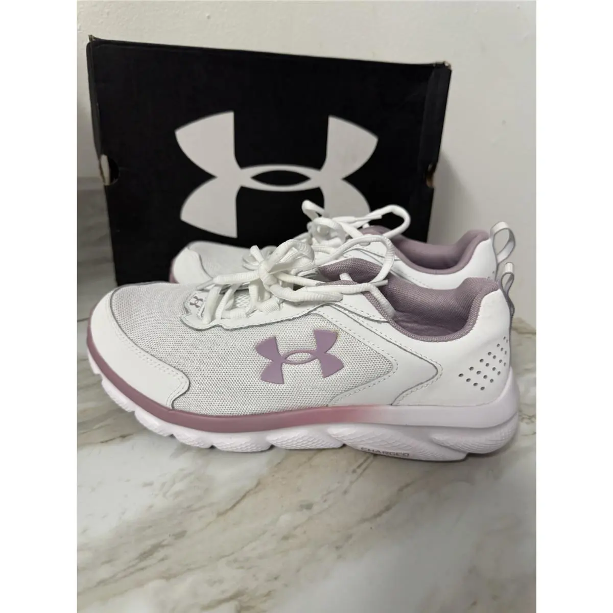 Under Armour shoes - Under Armour Charged Assert 9 - 3024862-101 - White (UPC: 195252245917) 0