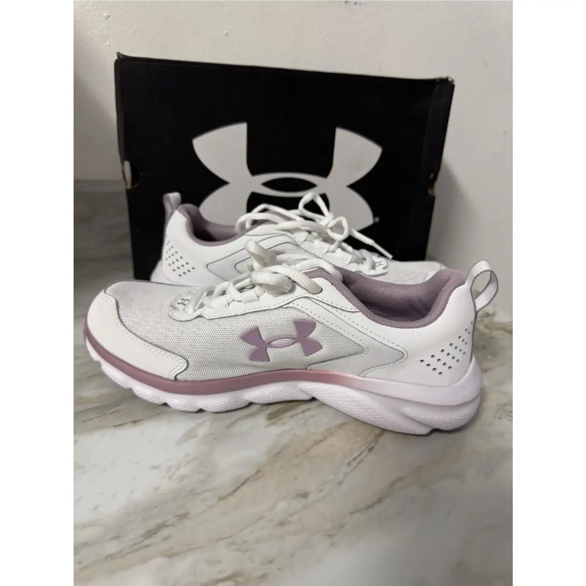 Under Armour shoes - Under Armour Charged Assert 9 - 3024862-101 - White (UPC: 195252245917) 2