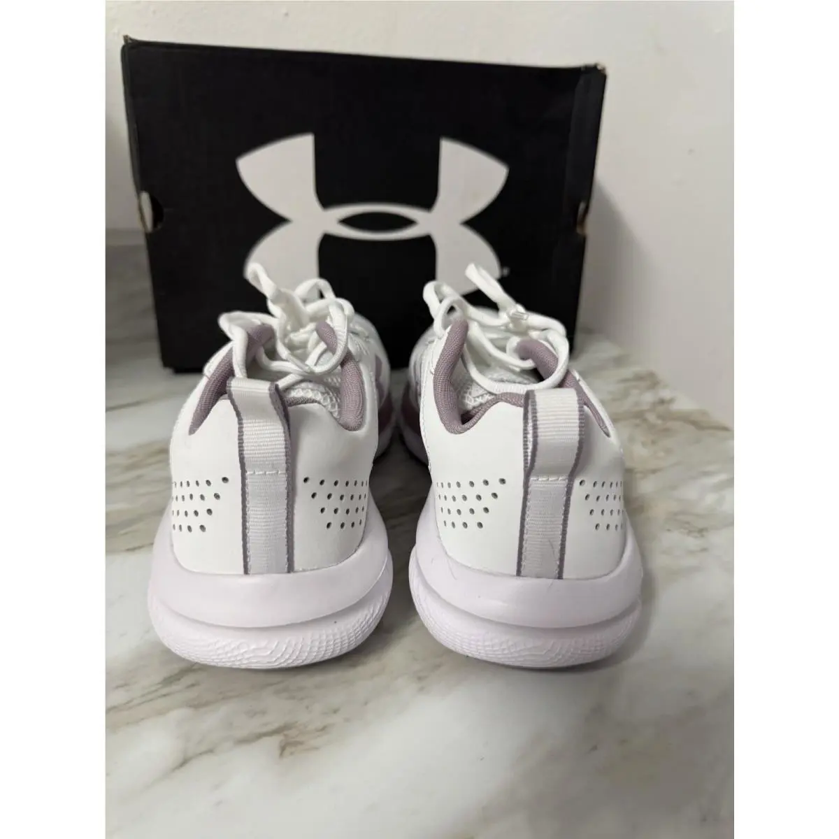 Under Armour shoes - Under Armour Charged Assert 9 - 3024862-101 - White (UPC: 195252245917) 5