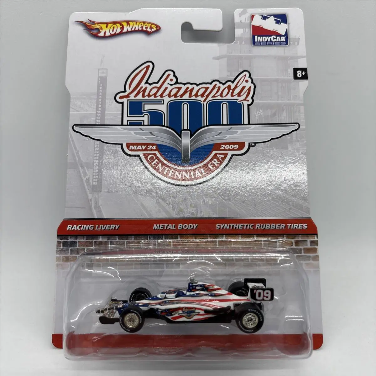 Hot Wheels Indianapolis 500 May 24 2009 Centennial Era - Red/white/blue