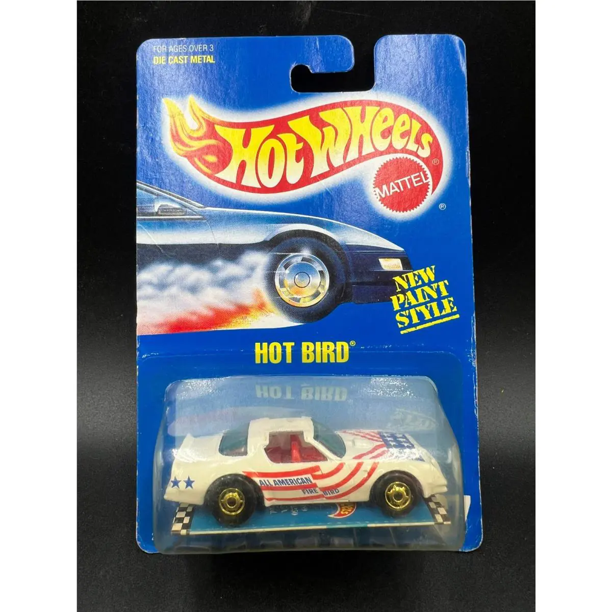 Hot Wheels Hot Bird White Gho The Hot Ones 1990 Mainline 37 Still in Package