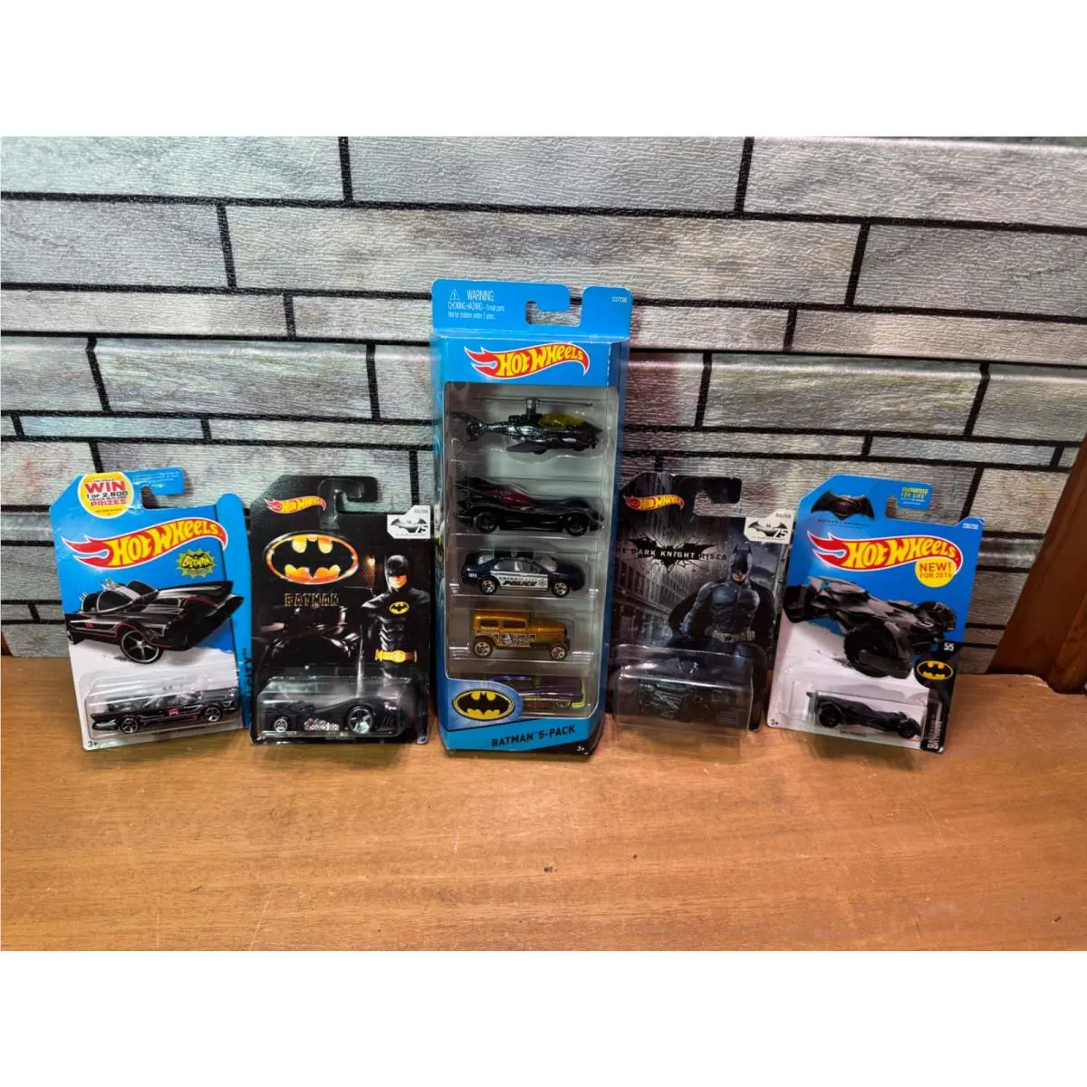 Batman Hotwheels Die-cast Batmobile Car Vehicle 9x Lot Dark Knight