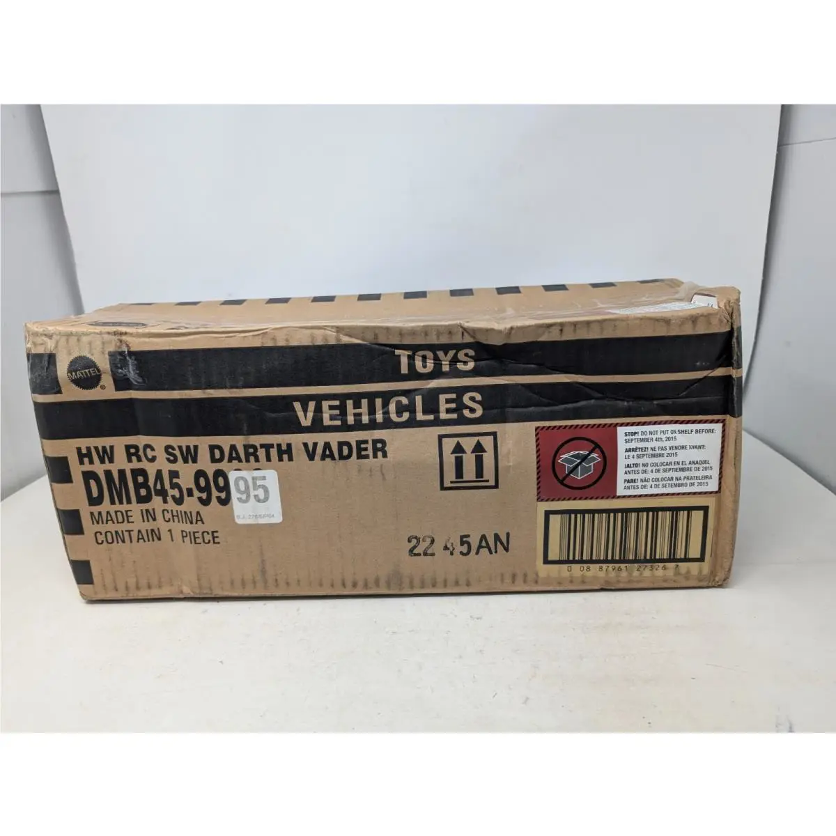 Hot Wheels Star Wars RC Darth Vader Car Mattel 2015 VE