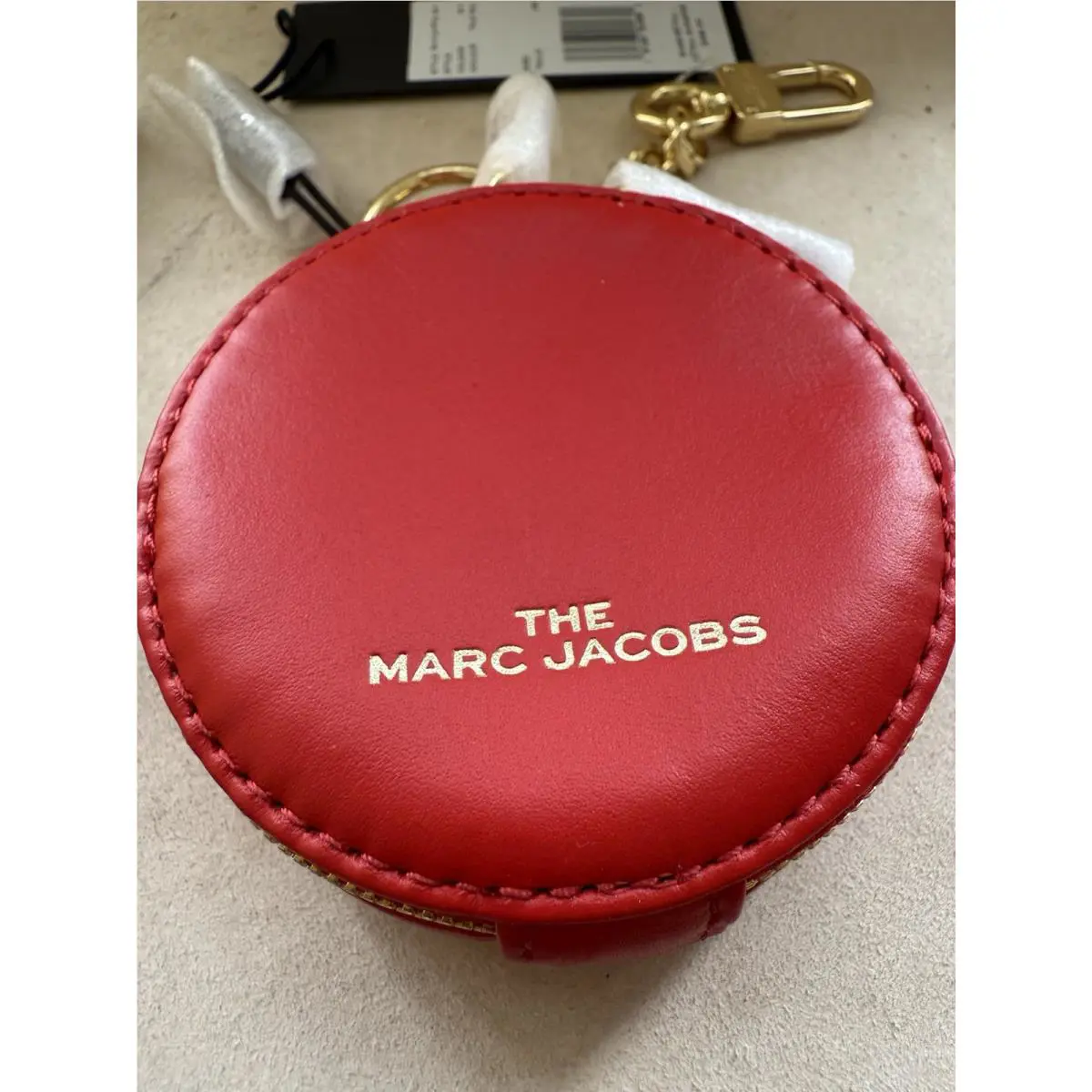 Marc Jacobs Bag Charm True Red Leather S417L01PF21