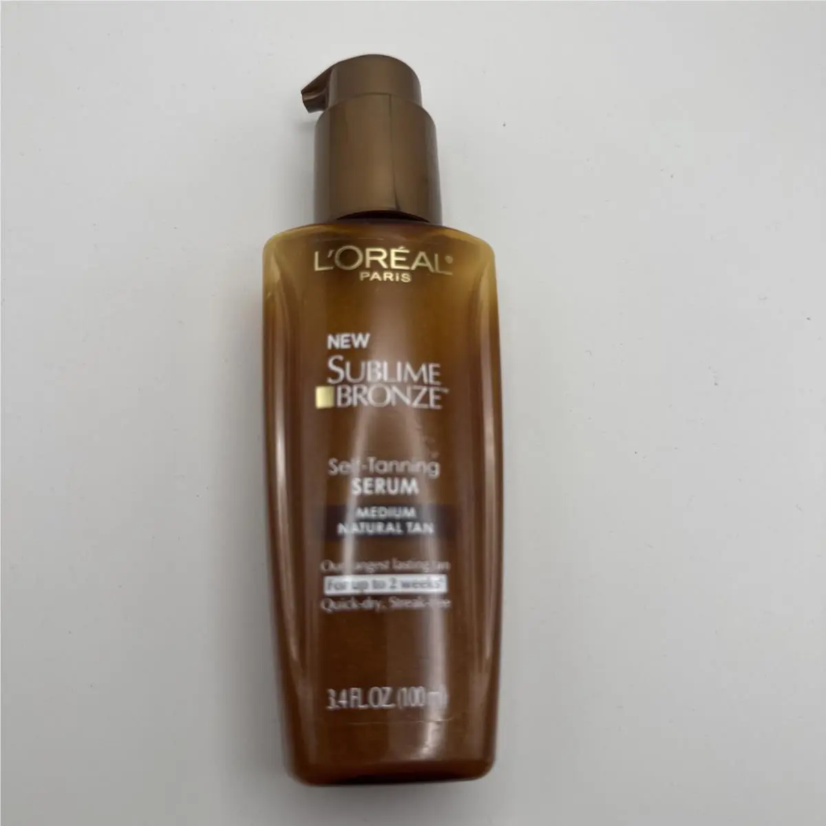 L`oreal Paris Sublime Bronze Self-tanning Serum Medium Natural Tan 3.4 OZ by L'Oréal