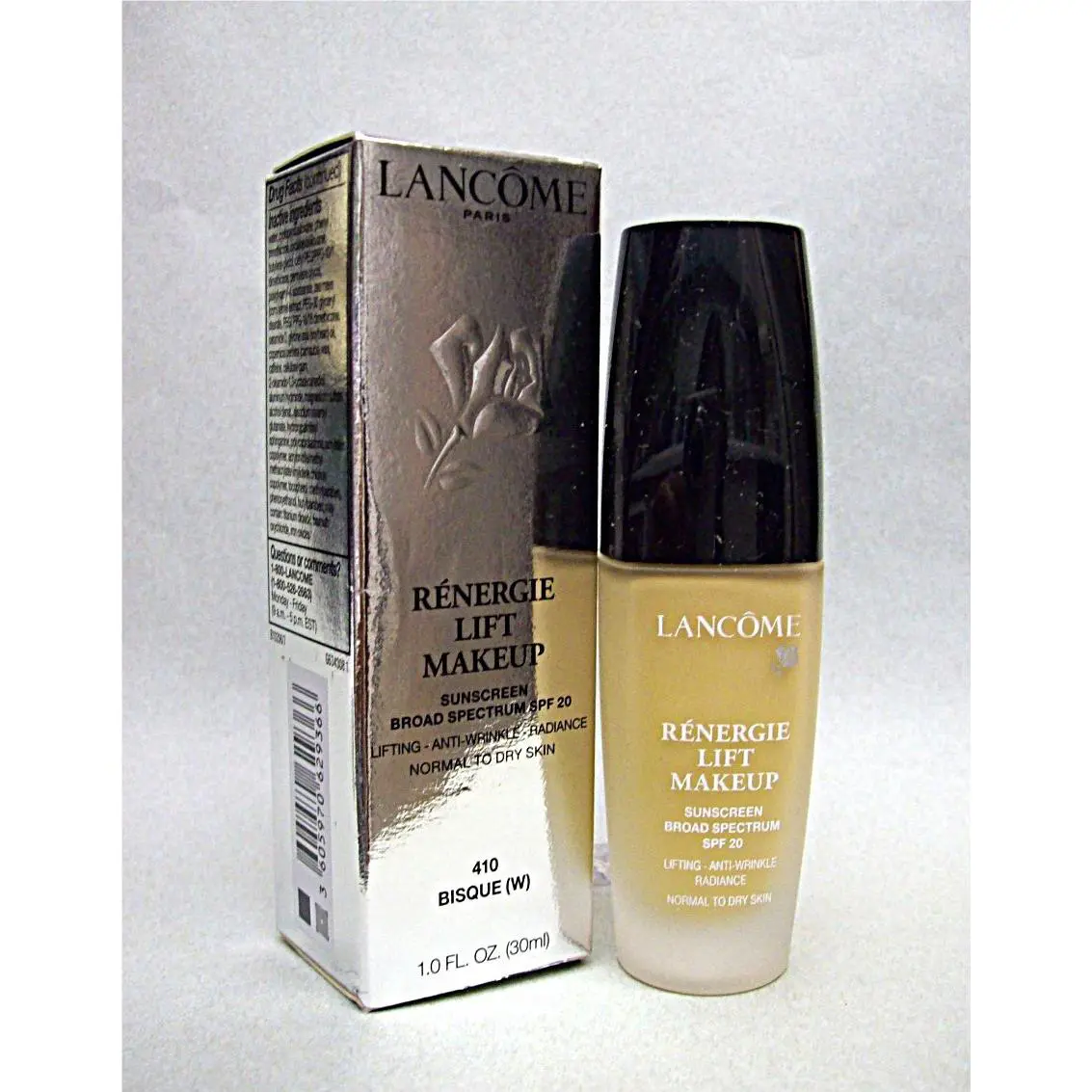 Lancome Renergie Lift Makeup SPF20 in 410 Bisque W 1 oz / 30 ml Rare