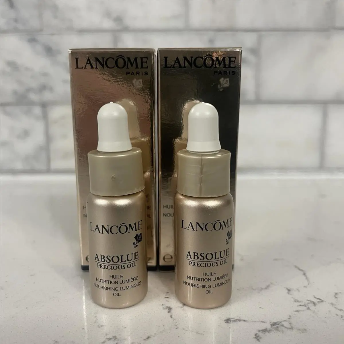 Lot Of 2 Lancome Absolue Precious Oil Nourishing Luminous 5ml Each Rare