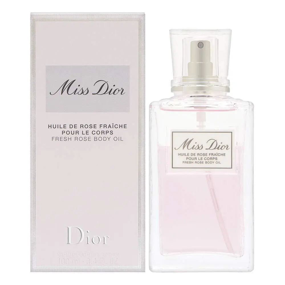 Miss  by Christian  For Women 3.4 oz Fresh Rose Body Oil by Dior