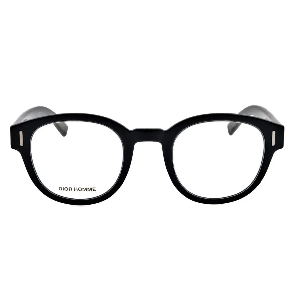 Christian  FractionO3 807 47mm Black Panto Eyeglasses Frames Italy by Dior