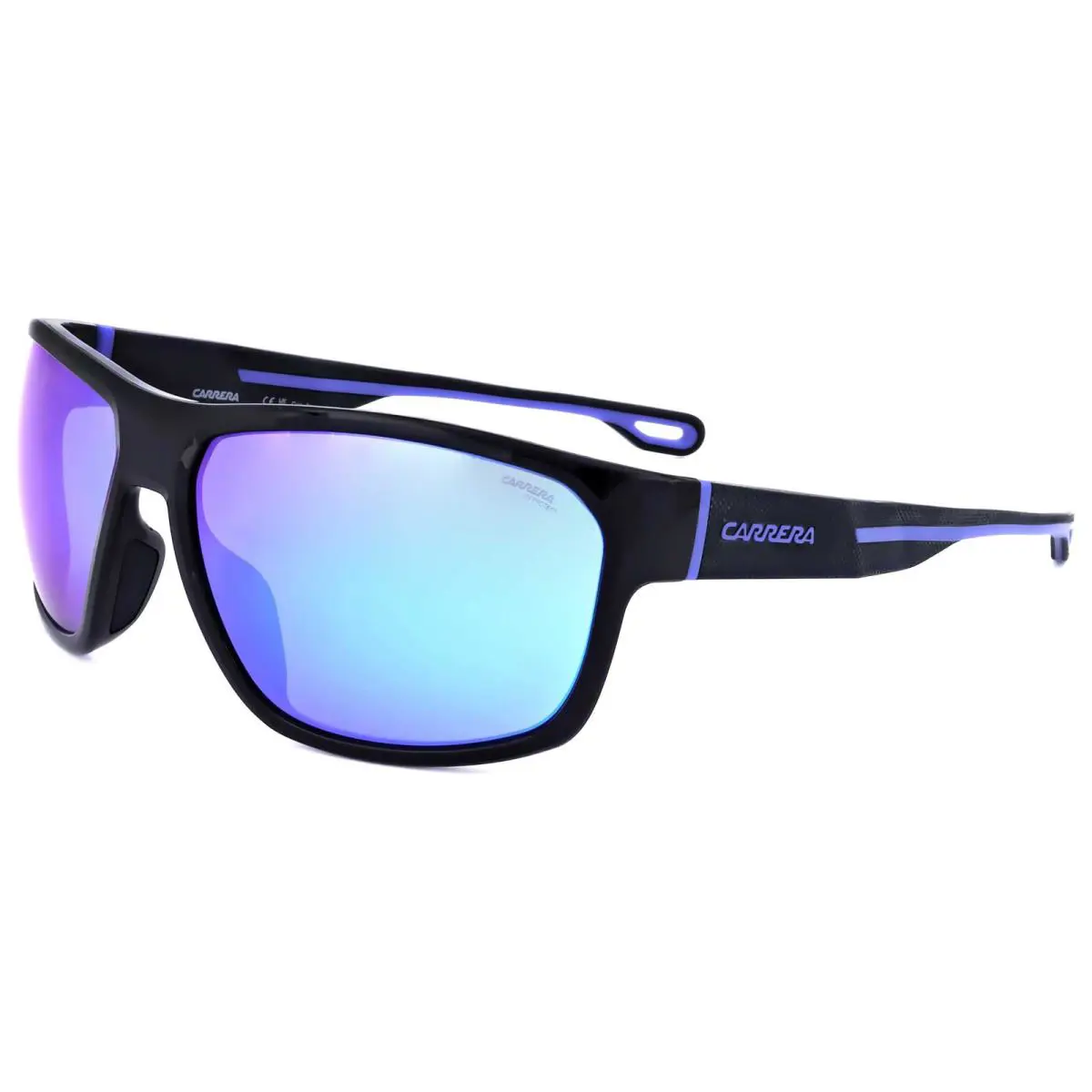 Carrera Men`s 63 mm Black Blue Sunglasses CARRERA4018-S-D51-63
