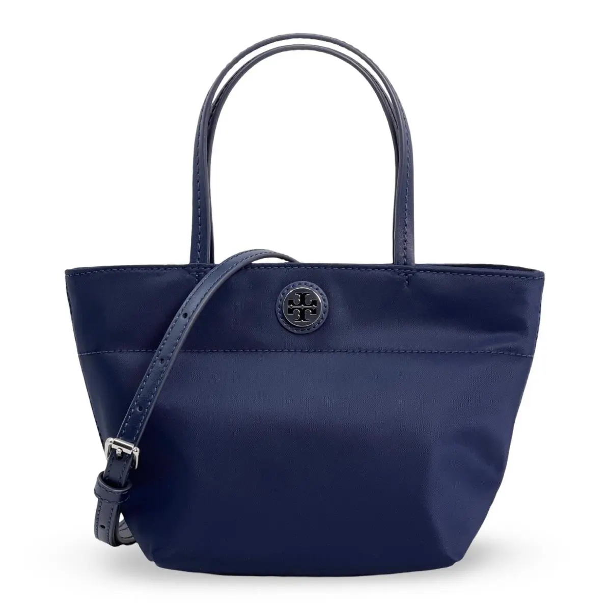 Women`s Small Nylon Top-zip Crossbody Bag 167913 Tory Navy - 167913 by Tory Burch