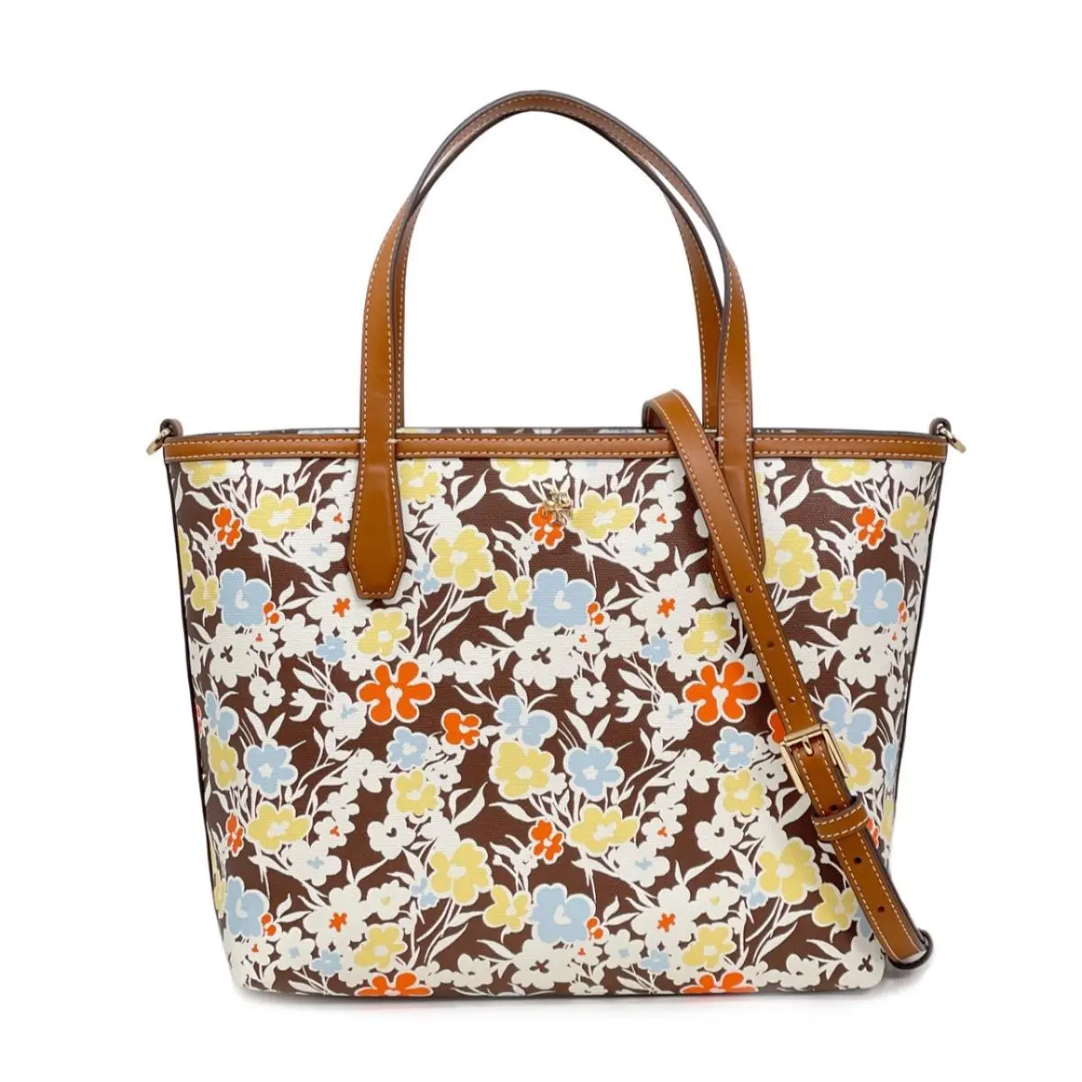 Women`s Kerrington Small Tote Bag Floral Print - 84763 - 88132 Reverie - 88132 by Tory Burch