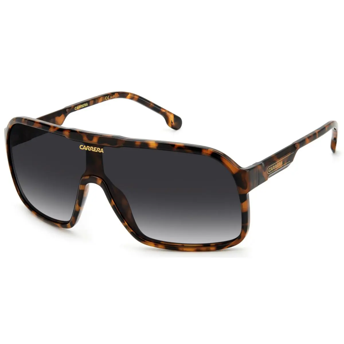 Carrera Men’s Mask Havana Brown Grey Shaded Sunglasses 1046/S 0086