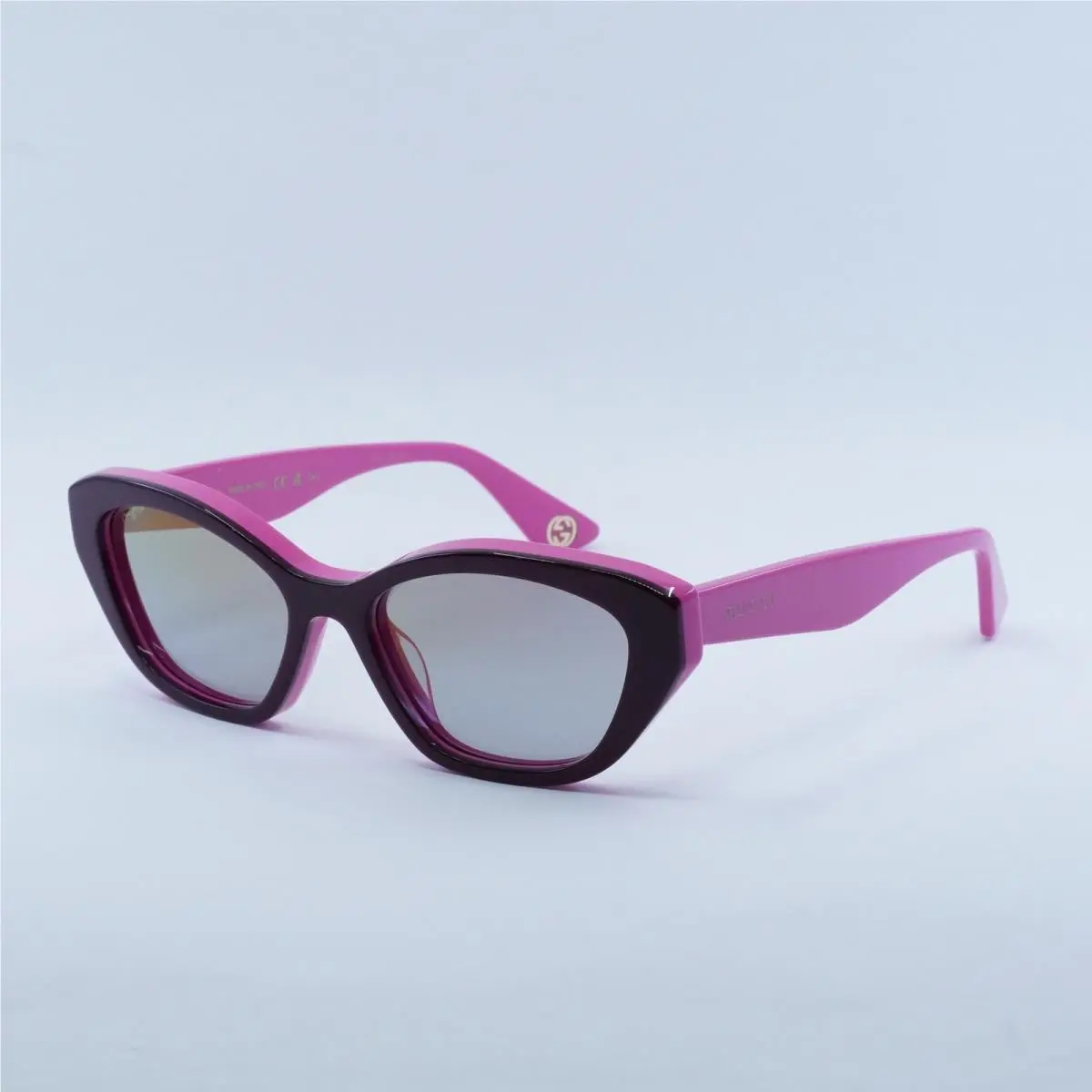 Gucci GG1638S 003 Burgundy/fuchsia/pink Gradient with Mirror Fucshia