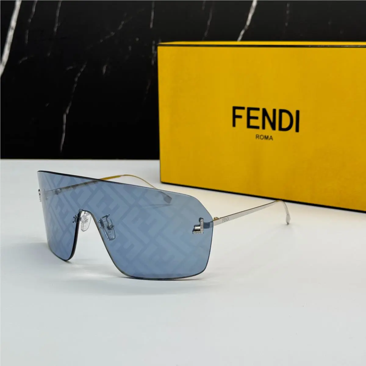Fendi FE4121US 16V Blue Sunglasses Women Fendi