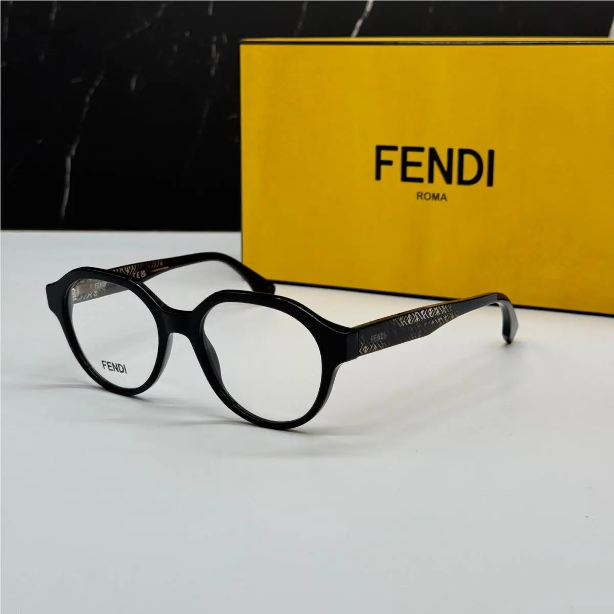 Fendi FE50049I 001 Black Eyeglasses Women Fendi