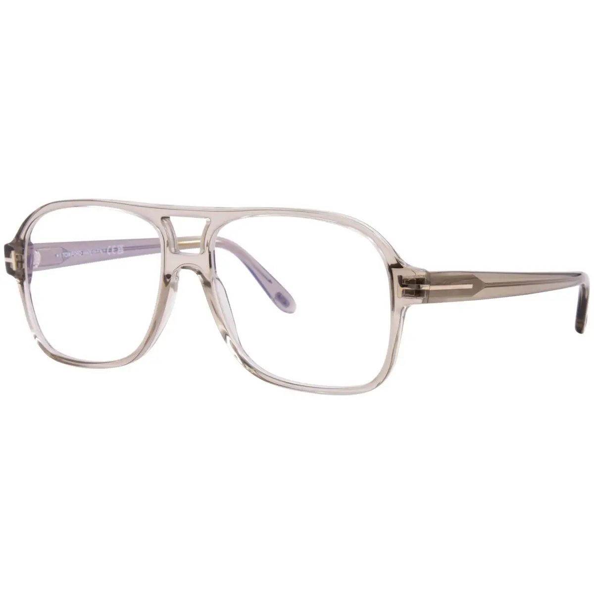 FT6058-B 051 Eyeglasses Men`s Mastic Full Rim Pilot Style 58mm by Tom Ford