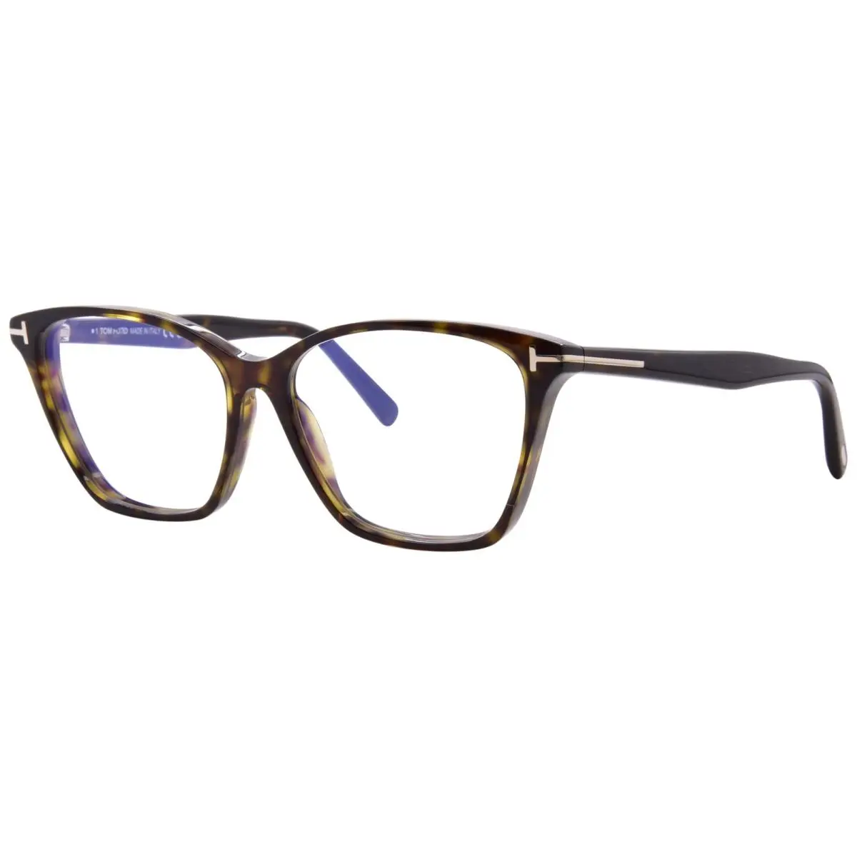 Tom Ford FT5949-B 052 Eyeglasses Women`s Dark Havana Full Rim Cat Eye 56mm