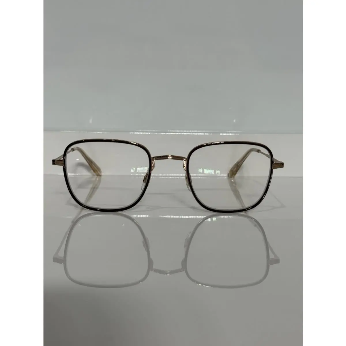 Garrett Leight Preston Bri-rg-nu Square Brick Insert Eyeglasses 48mm