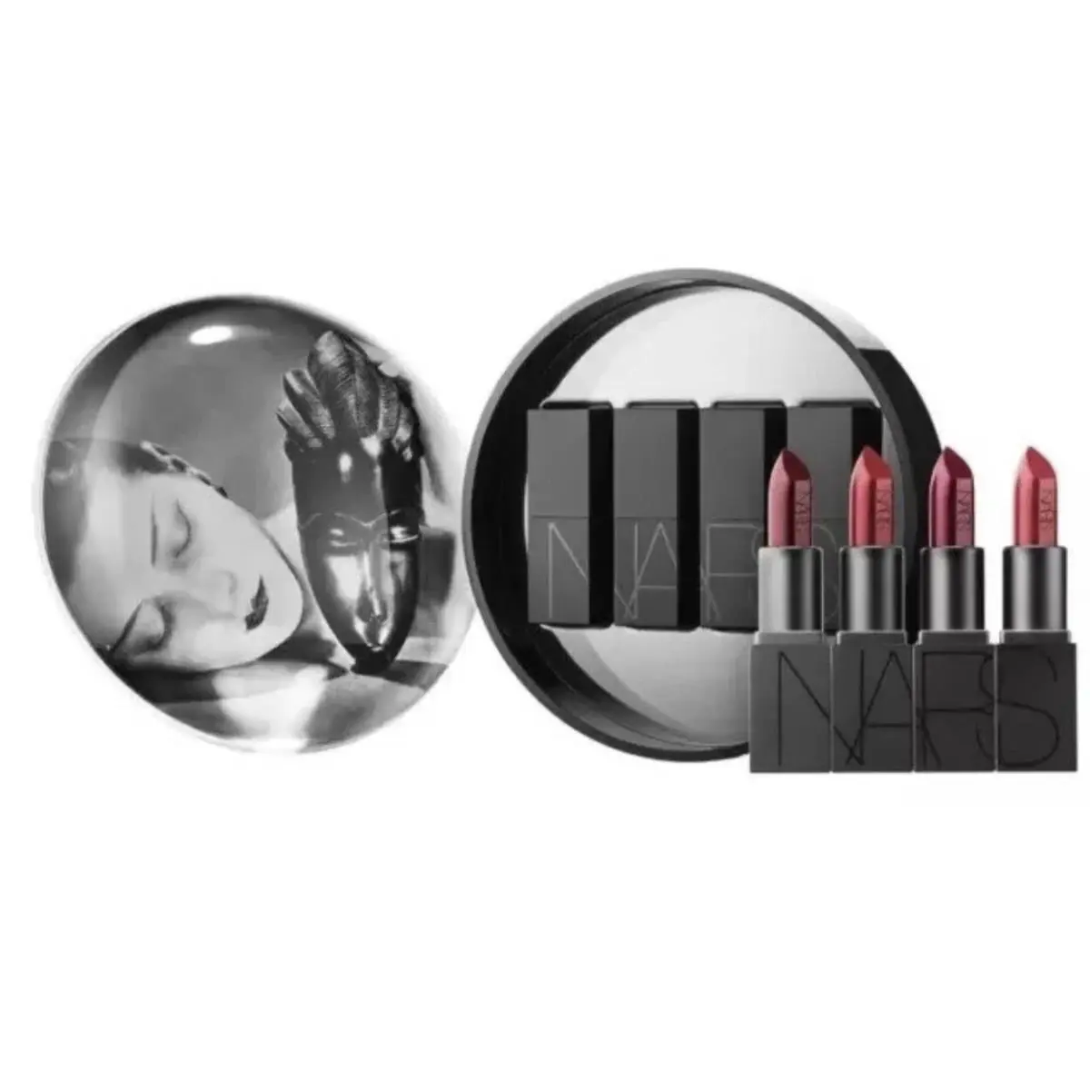 Nars x Man Ray: Noire Et Blanche Audacious Lipstick Coffret Set Of 4 Mini Size