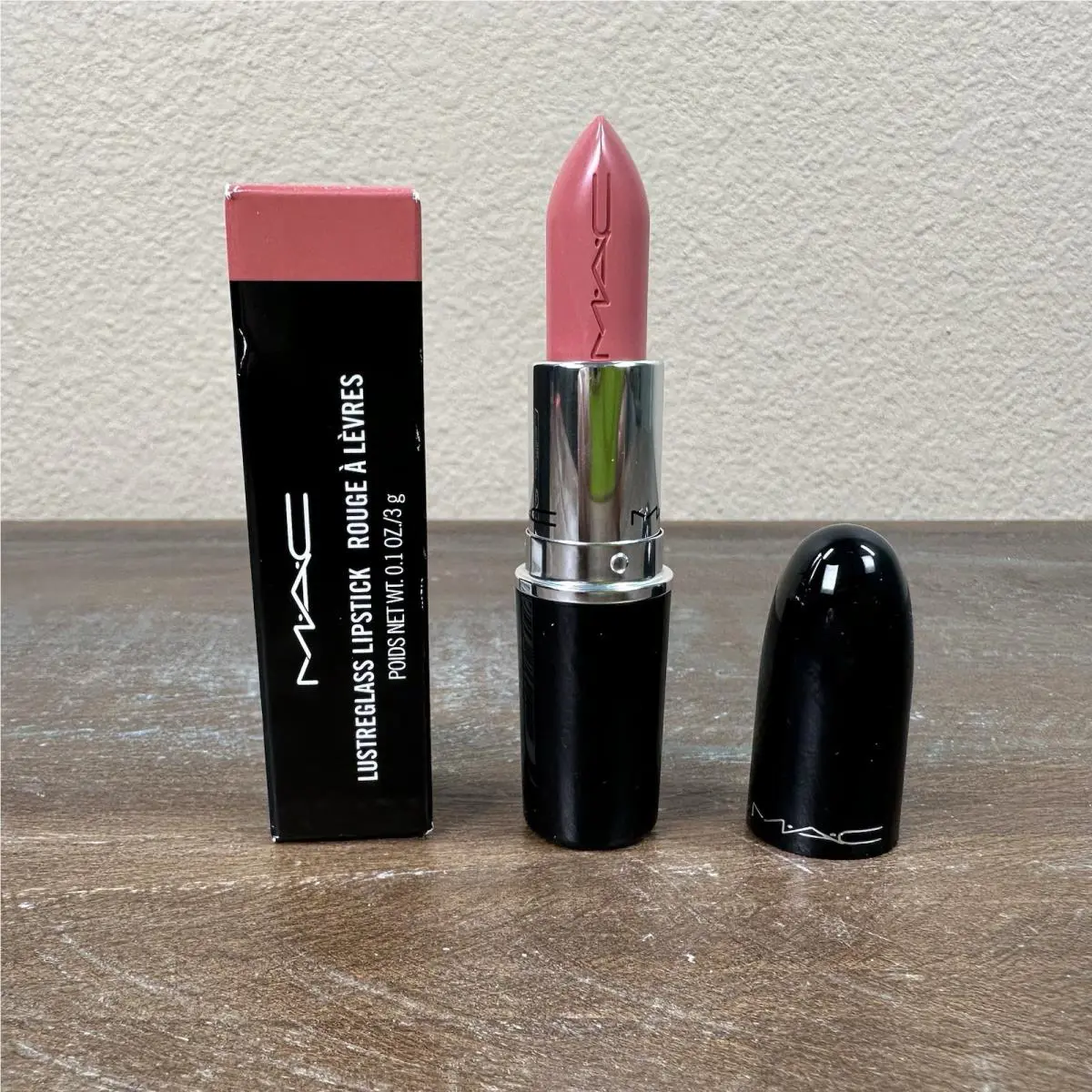 Mac Lustreglass Lipstick Sellout Shade 542 Full Size .1oz / 3g