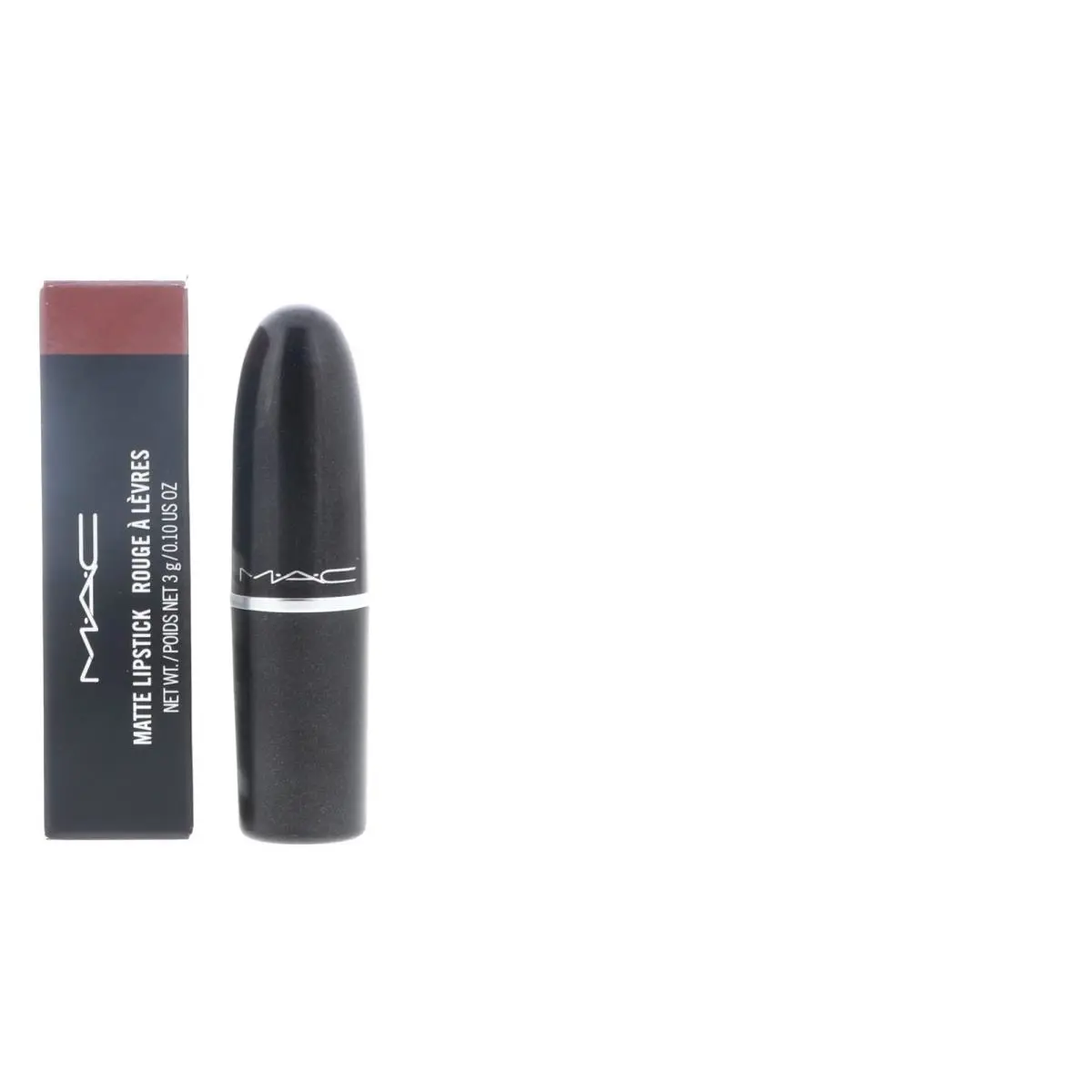 Mac Matte Lipstick Taupe Brown Muted Reddish 3G Compact Lip Color - Brown