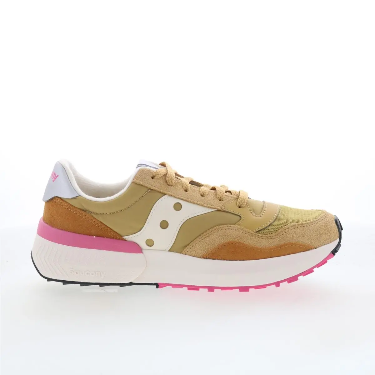 Saucony Jazz Nxt S60790-19 Womens Brown Suede Lifestyle Sneakers Shoes 10