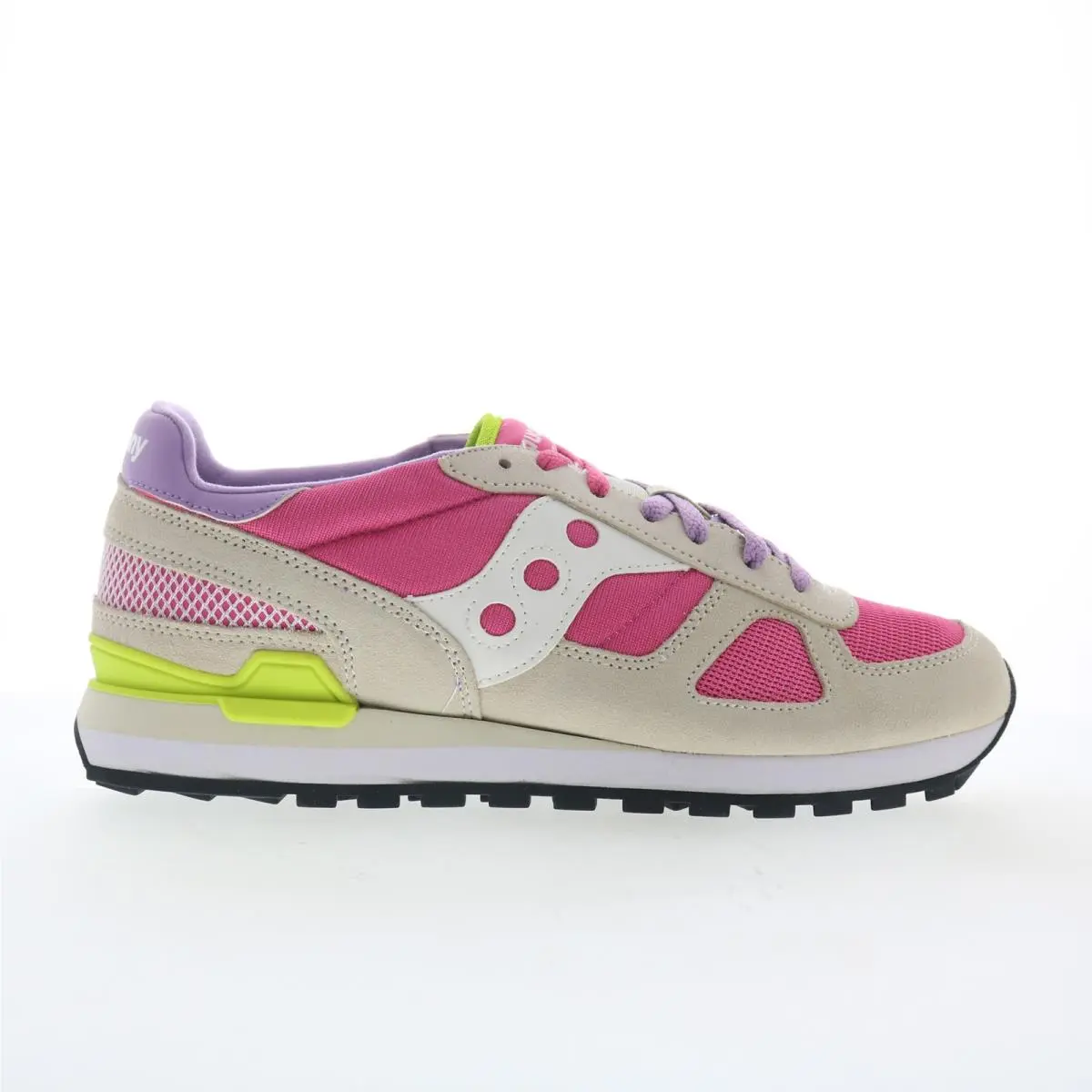 Saucony Shadow Original Shadow S1108-873 Womens Pink Suede Lifestyle Sneakers Shoes 12