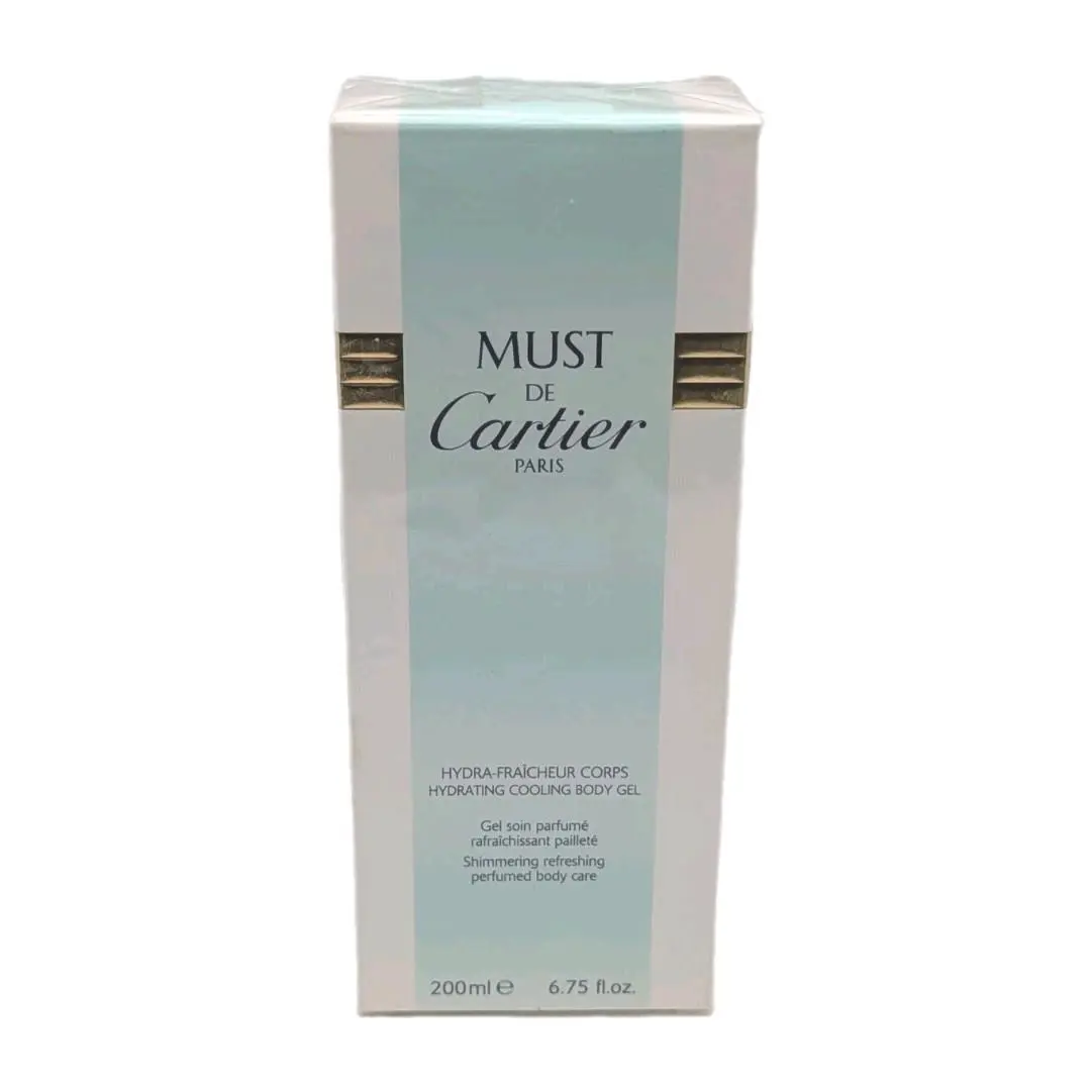 Must De Cartier Paris Hydrating Cooling Body Perfume Gel 6.75 oz 200 ml