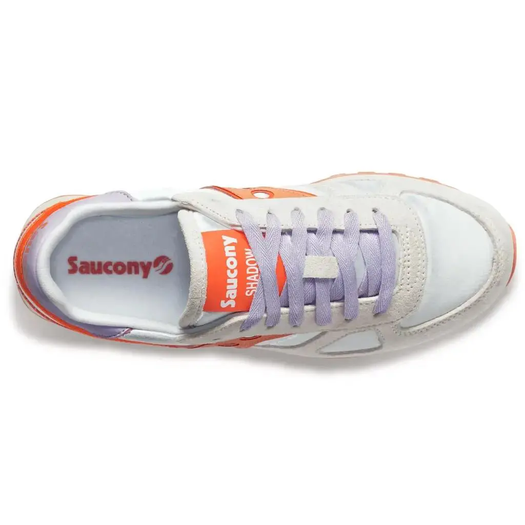 Saucony shoes - SAUCONY SHADOW - SHADOW - WHITE/ORANGE/PURPEL -40U- S60673-2 0