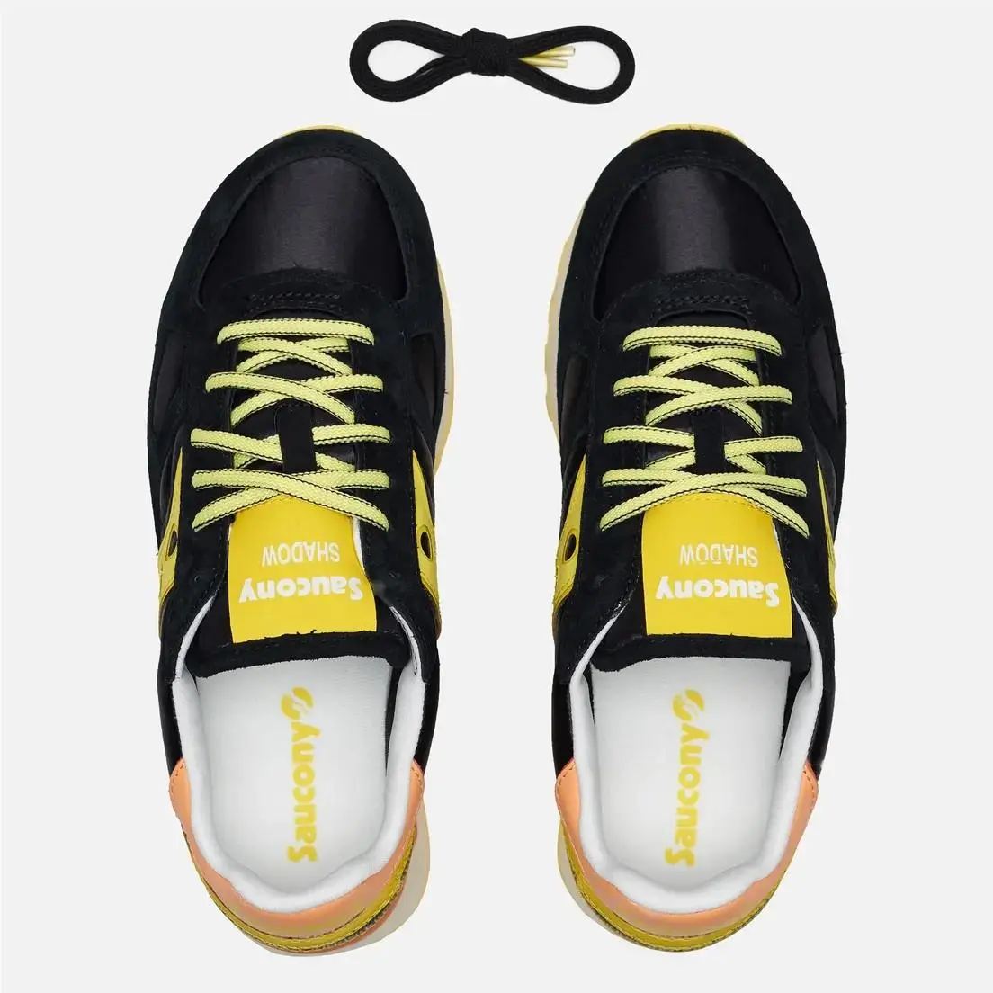 Saucony shoes - SAUCONY SHADOW - SHADOW - BLACK/YELLOW/ ORANGE -40U- S60673-1 3